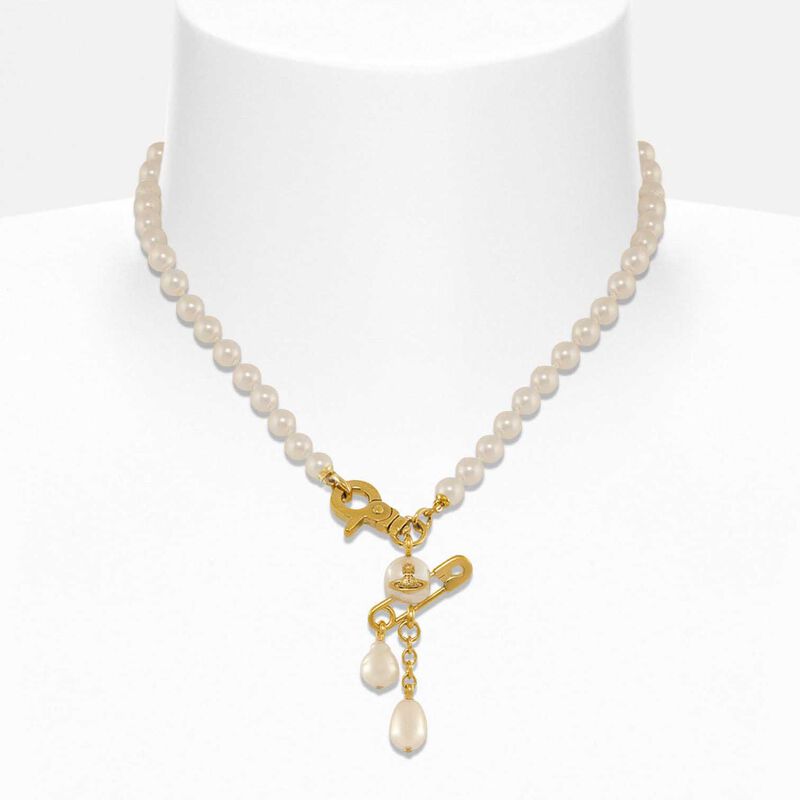 Vivienne Westwood Claude Small Pearl Necklace image number 1